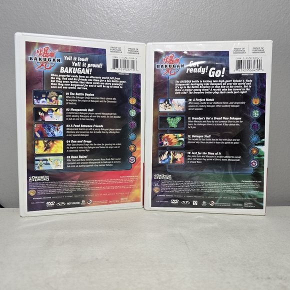 Bakugan Battle Brawlers: Vol 1 and 3 (DVD) Anime Cartoon Network Lot Of 2 DVD's - Picture 2 of 3